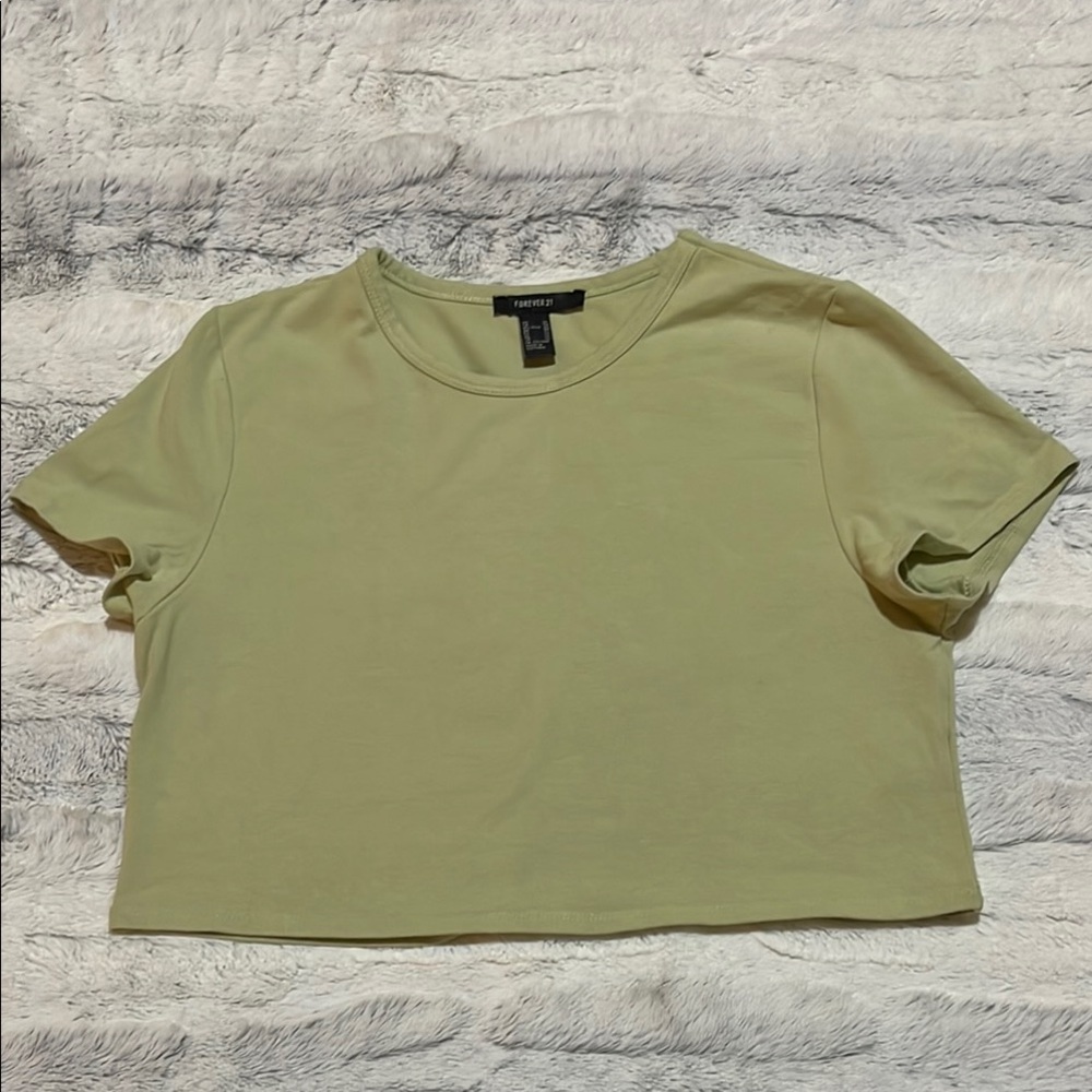 Forever 21 Olive Green Women's Crop Top